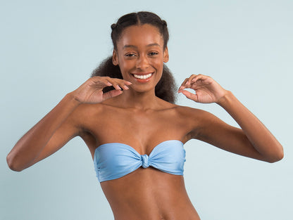 Image 08: Rio De Sol Bikini Tops Top Shimmer-Baltic-Sea Bandeau-Joy