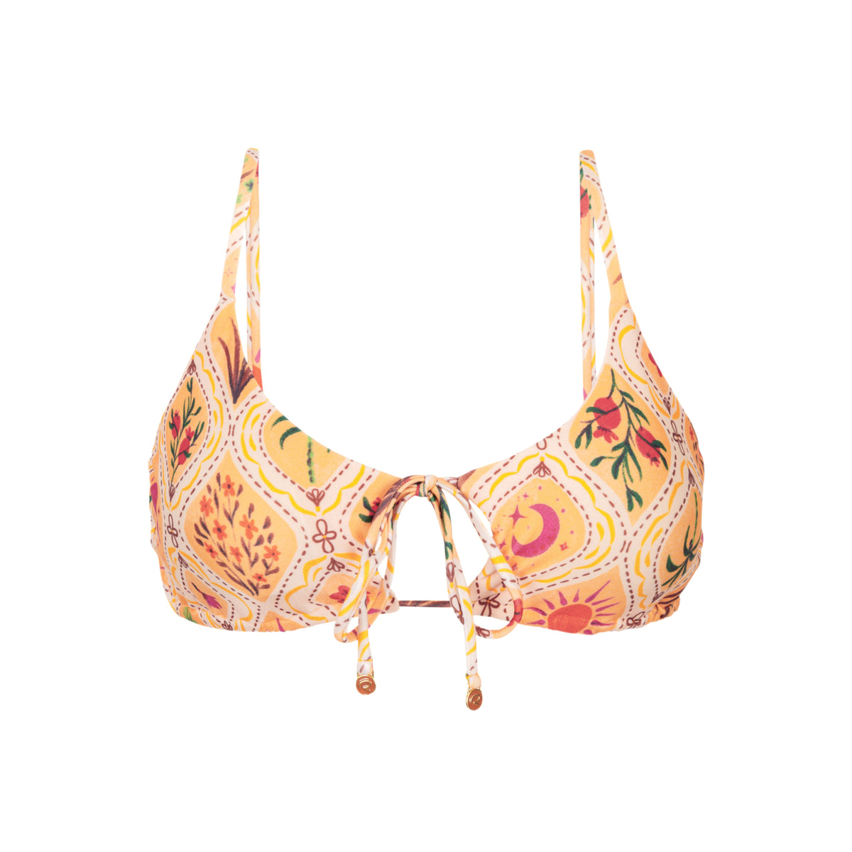 Product Front: Rio De Sol Bikini Tops Top Mosaico Tank-Tie