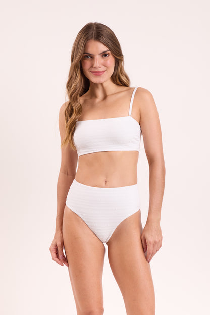 Image 06: Rio De Sol Bikini Tops Top Memphis-White Bandeau-Reto
