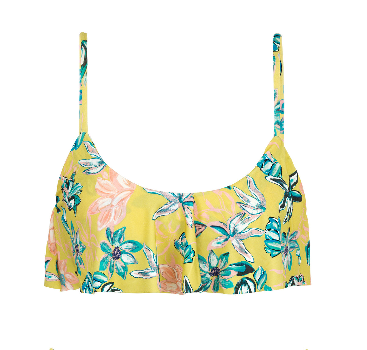 Product Front: Rio De Sol Bikini Tops Top Florescer Babado