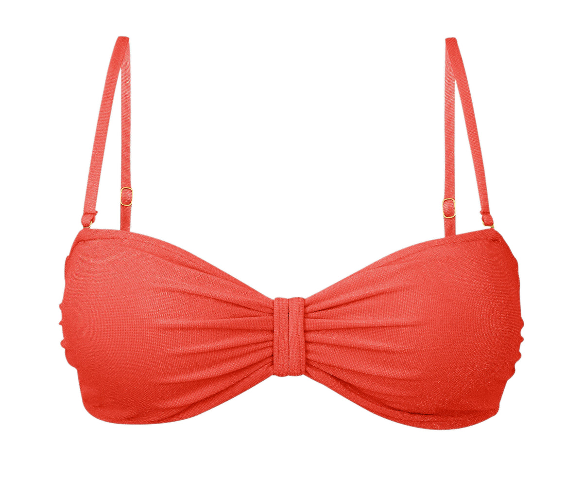 Product Front: Rio De Sol Top Top Malibu-Chili Bandeau-Duo
