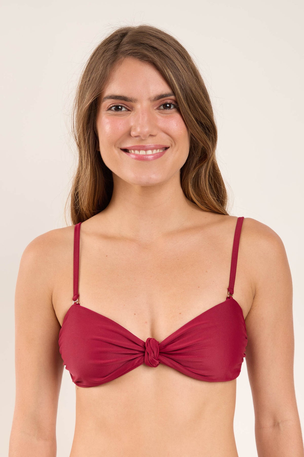 Gallery: Rio De Sol Bikini Tops Top Touch-Carmim Bandeau-Joy
