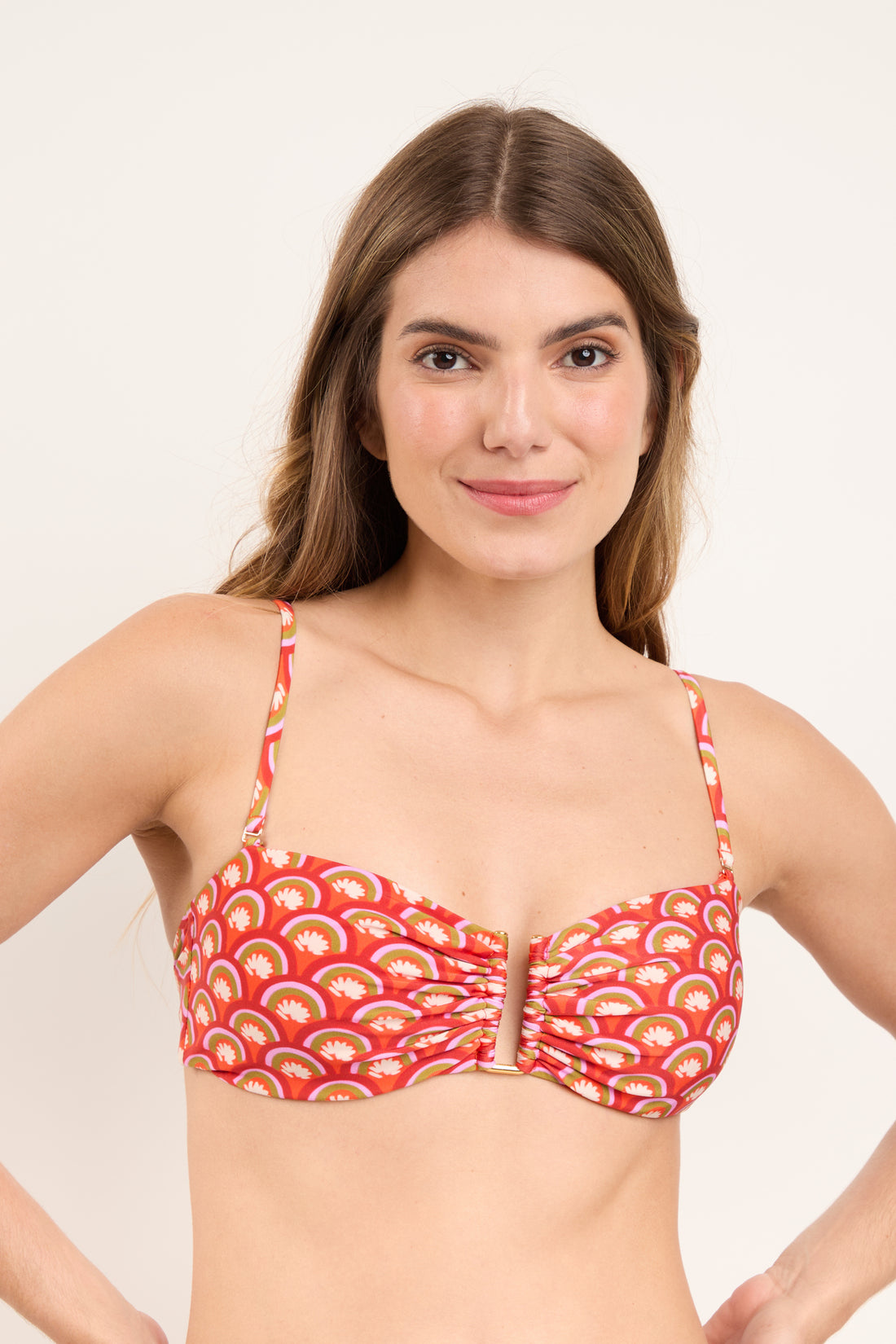 Gallery: Rio De Sol Bikini Tops Top Floral-Scales Sara
