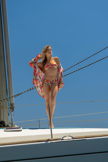 Image 09: Rio De Sol Bikini Tops Top Sea-Bloom Bandeau-Joy