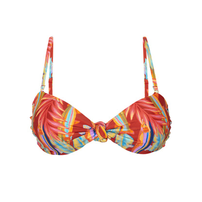 Product Front: Rio De Sol Bikini Tops Top Sea-Bloom Bandeau-Joy