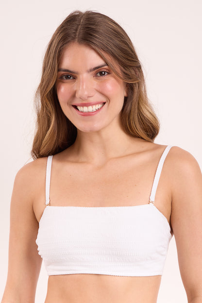 Gallery: Rio De Sol Bikini Tops Top Memphis-White Bandeau-Reto
