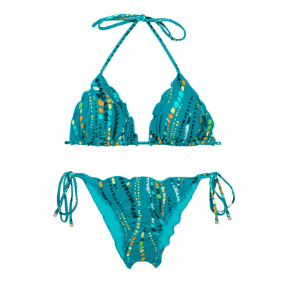 Product Front: Rio De Sol Two Piece Swimwear Set Rain Frufru
