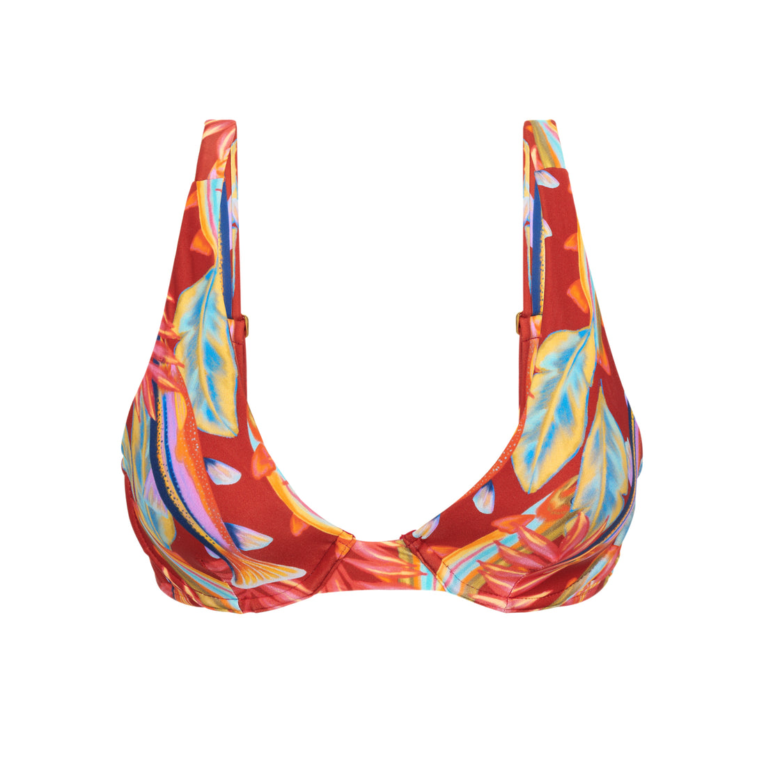 Product Front: Rio De Sol Bikini Tops Top Sea-Bloom Chantal