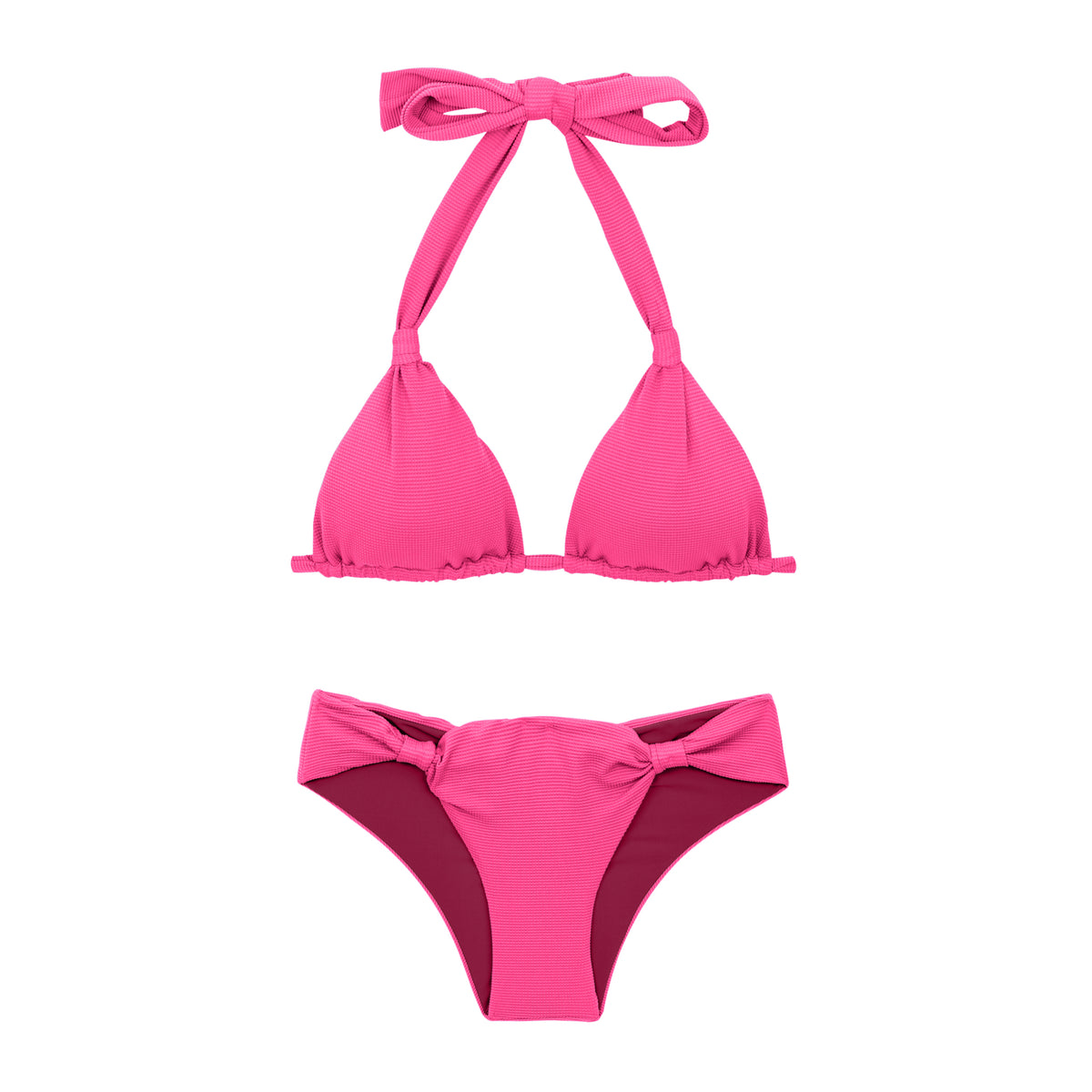 Product Front: Rio De Sol Two Piece Swimwear Set Mtx-Ultrapink Mel