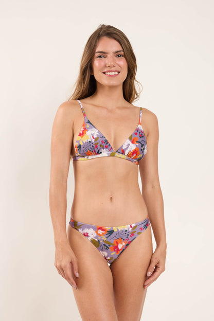 Model Front: Rio De Sol Bikini Bottoms Bottom Garden-Flower Essential-Comfy