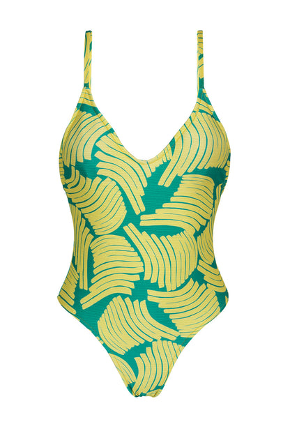 Product Front: Rio De Sol One Piece Swimsuits Banana Yellow Hype
