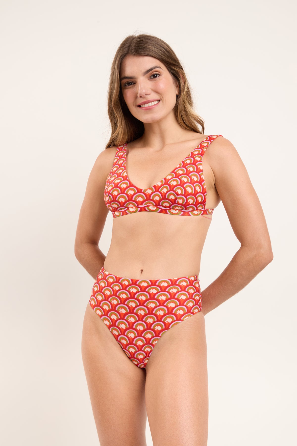 Image 06: Rio De Sol Bikini Bottoms Bottom Floral-Scales Hotpants