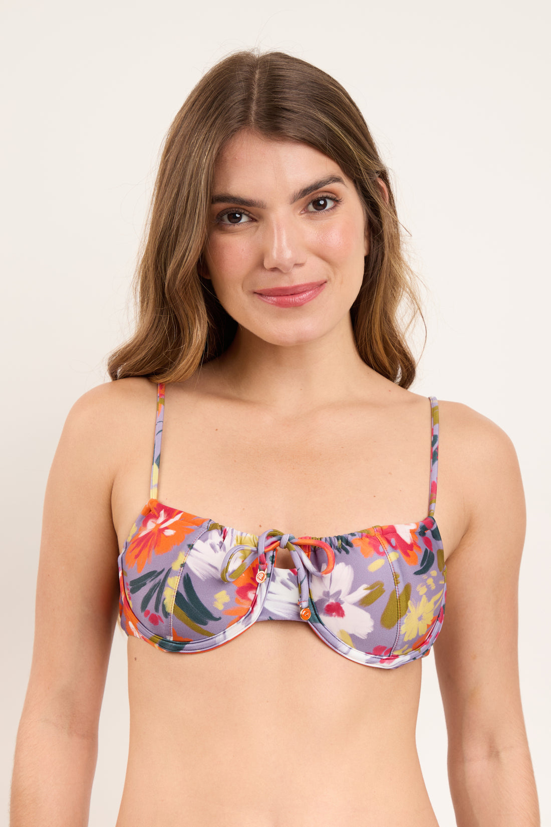 Gallery: Rio De Sol Bikini Tops Top Garden-Flower Balconet-Tie