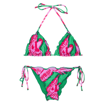 Product Front: Rio De Sol Two Piece Swimwear Set Parrots Frufru Frufru