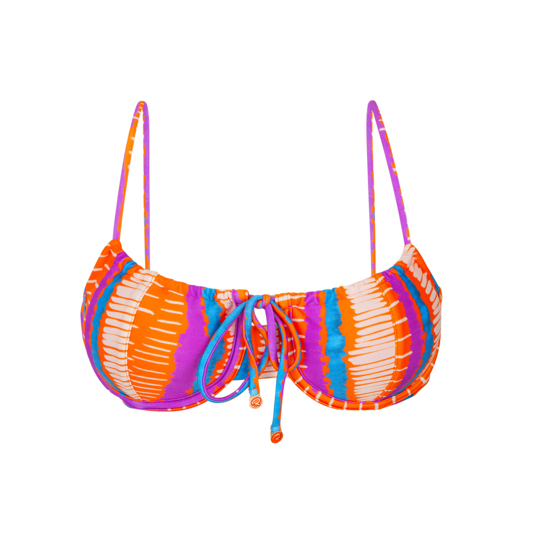 Product Front: Rio De Sol Bikini Tops Top Stripes Balconet-Tie