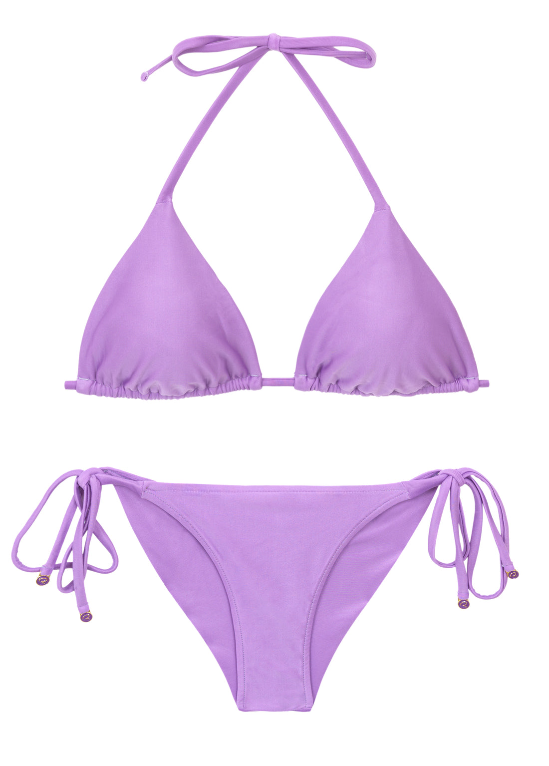 Product Front: Rio De Sol Two Piece Swimwear Set Orchid Tri-Inv Cheeky-Tie