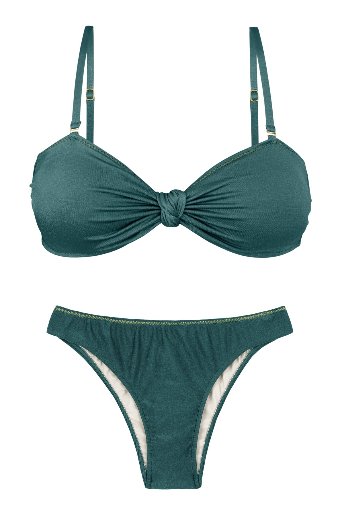 Product Front: Rio De Sol Two Piece Swimwear Set Palace Bandeau-Joy Essential