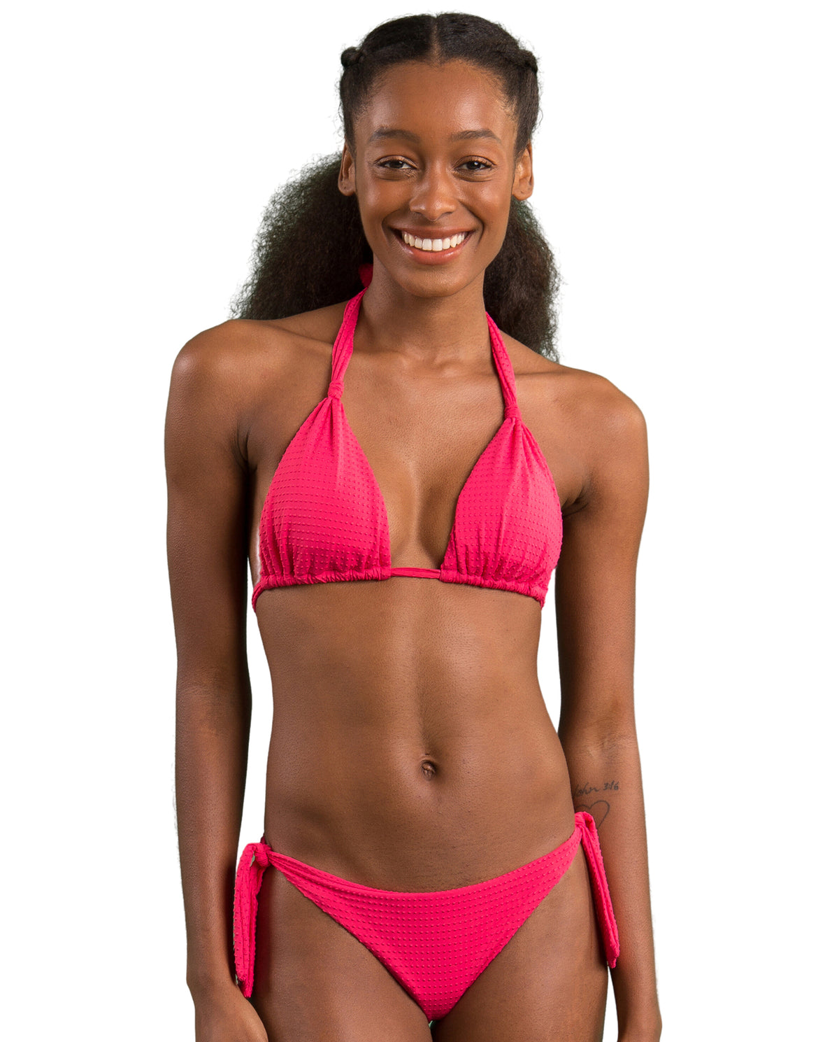 Image 07: Rio De Sol Two Piece Swimwear Set Dots-Virtual-Pink Mel Italy
