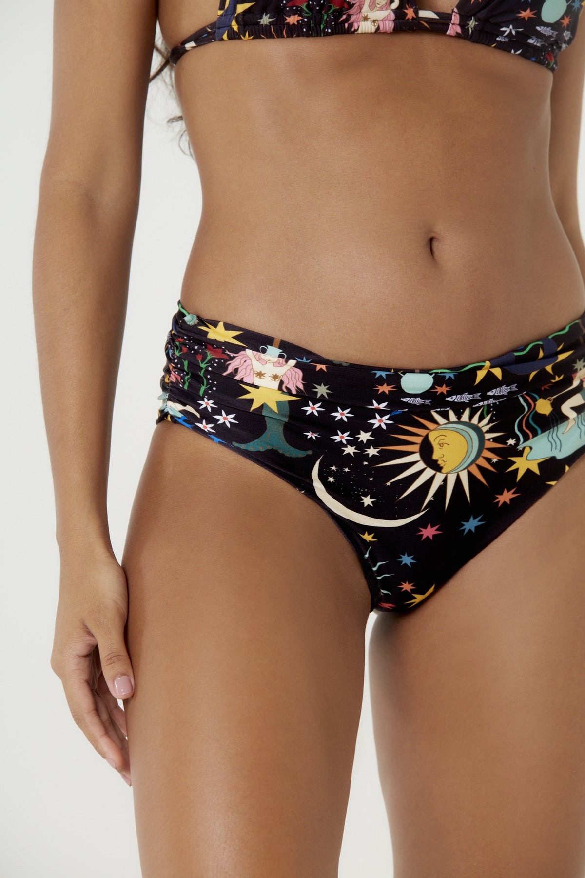 Image 05: Blueman Bikini Bottoms Bottom Prado Flower Mistica
