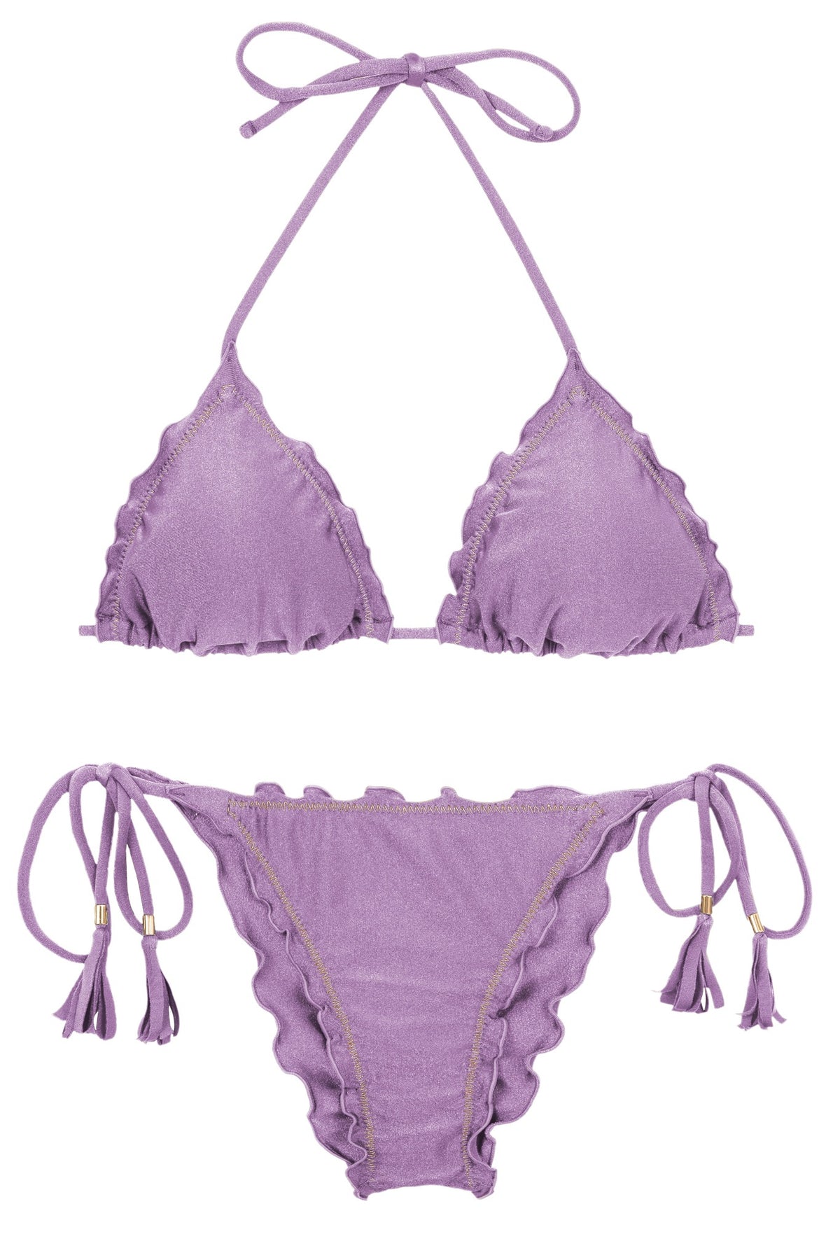 Product Front: Rio De Sol Two Piece Swimwear Set Shimmer-Harmonia Frufru