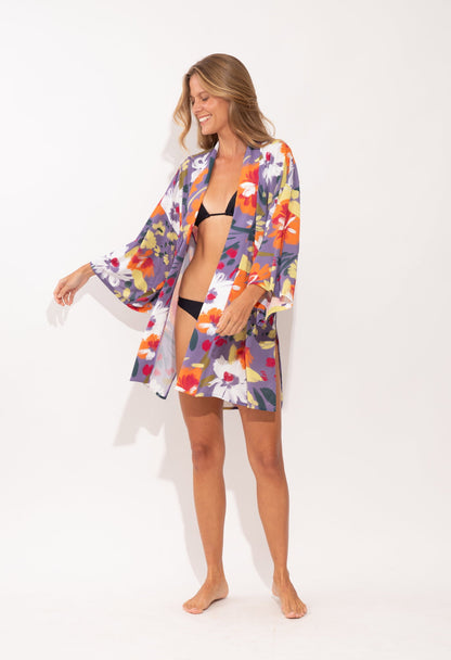Image 05: Rio De Sol Kaftans And Kimonos Garden-Flower Kimono