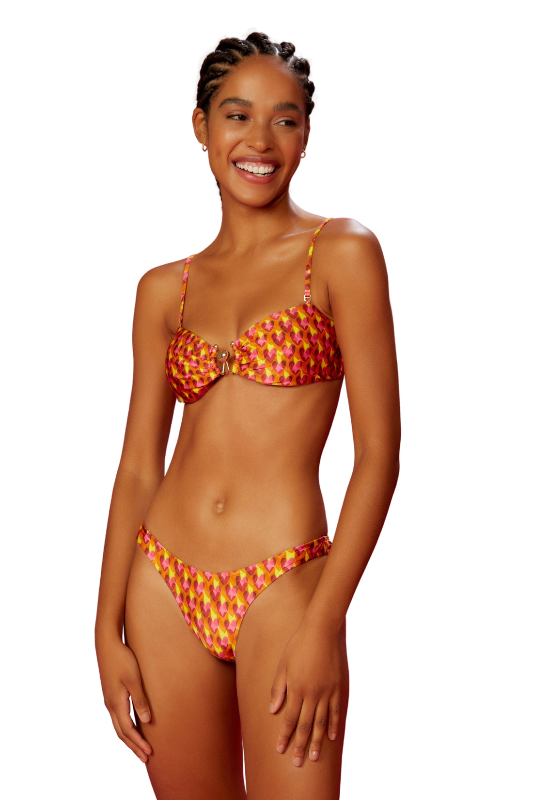 Model Front: Blueman Bikini Tops Top Ai-Meu-Coracao Lena