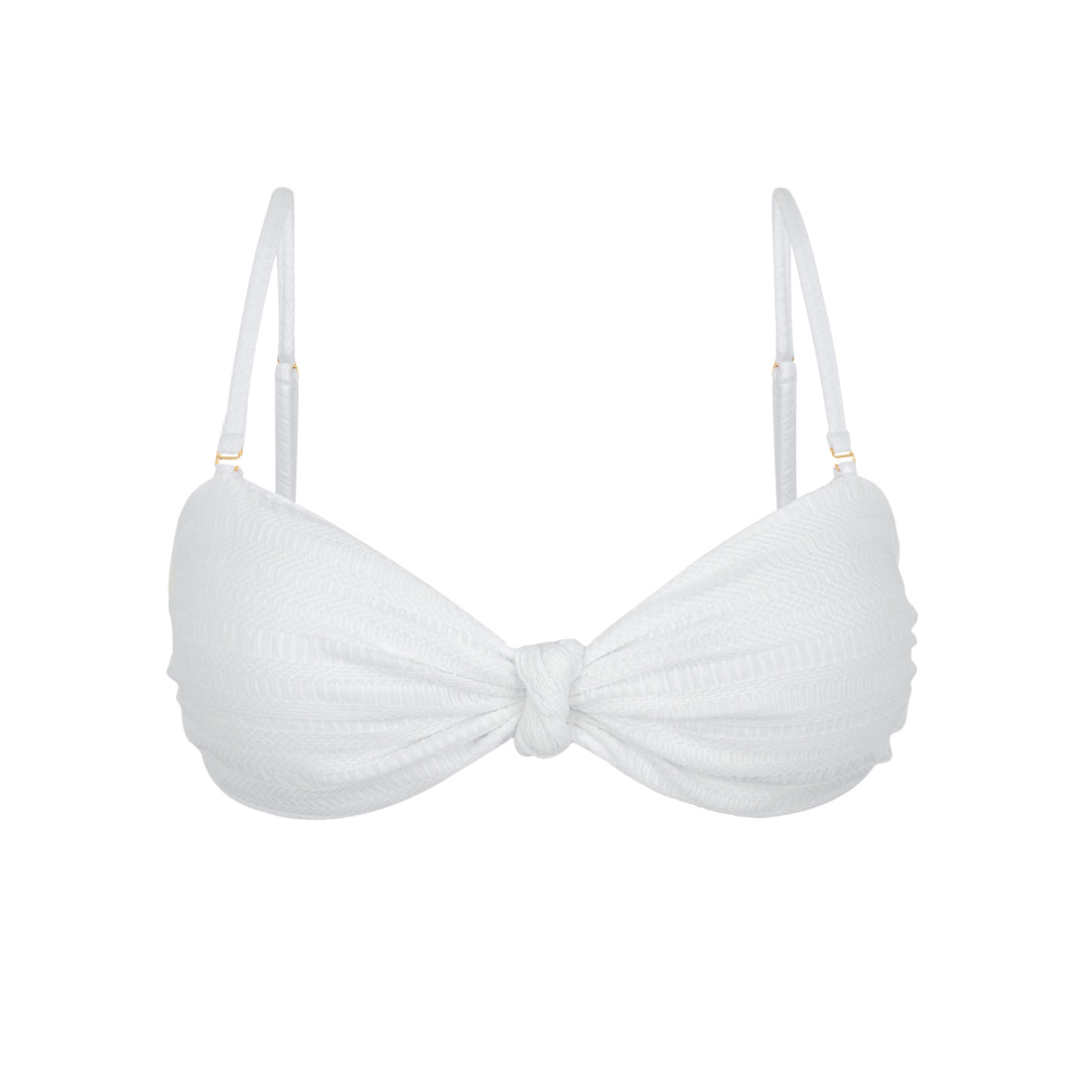 Product Front: Rio De Sol Bikini Tops Top Memphis-White Bandeau-Joy