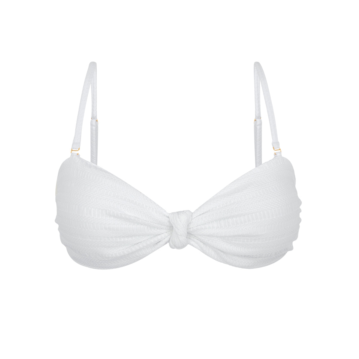 Product Front: Rio De Sol Bikini Tops Top Memphis-White Bandeau-Joy