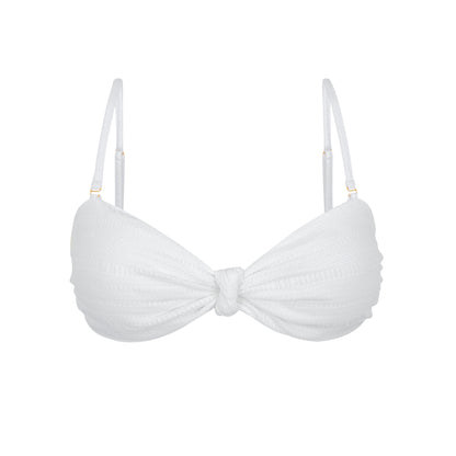 Product Front: Rio De Sol Bikini Tops Top Memphis-White Bandeau-Joy