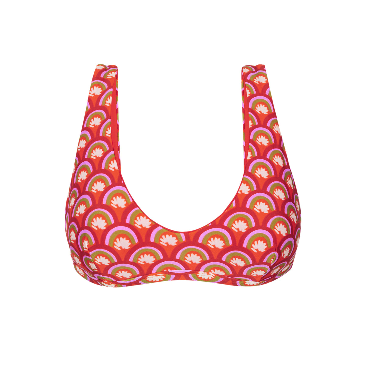Product Front: Rio De Sol Bikini Tops Top Floral-Scales Hera