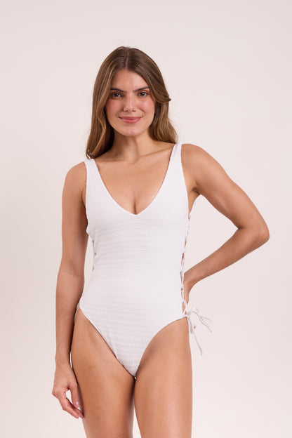 Image 05: Rio De Sol One Piece Swimsuits Memphis-White Zoe