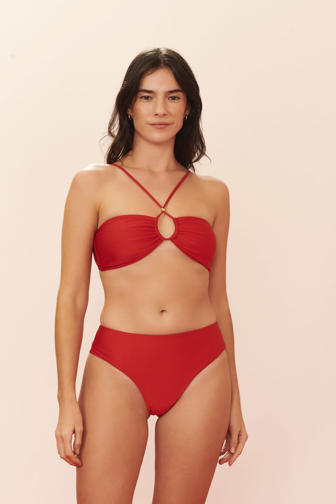 Model Front: Blueman Bikini Tops Top Vermelho Surfista