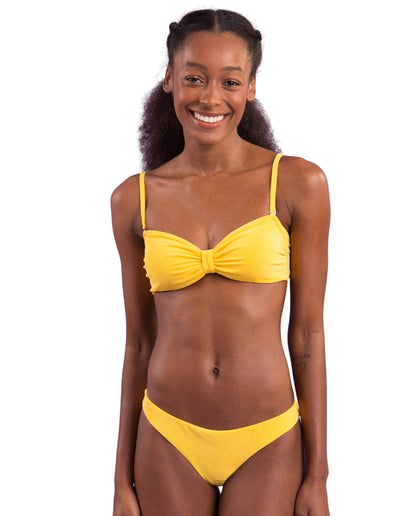 Gallery: Rio De Sol Two Piece Swimwear Set Malibu-Yellow Bandeau-Duo Essential