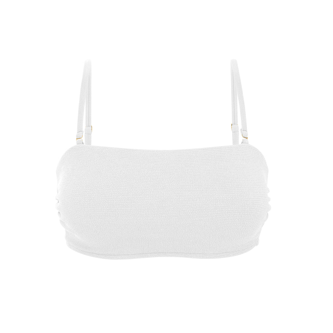 Product Front: Rio De Sol Bikini Tops Top Sand-White Bandeau-Reto