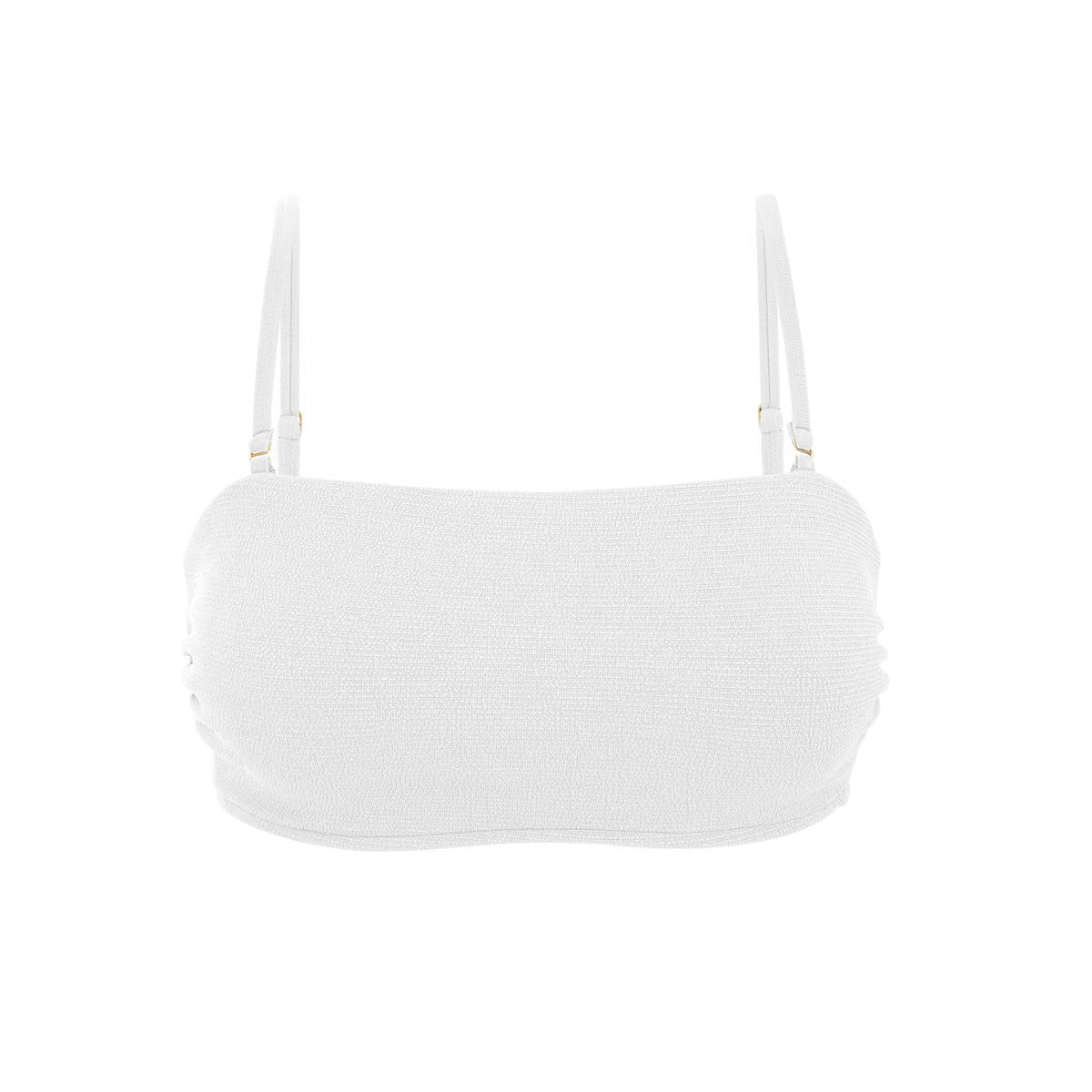 Product Front: Rio De Sol Bikini Tops Top Sand-White Bandeau-Reto