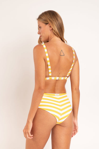 Model Back: Rio De Sol Two Piece Swimwear Set Sunshine Alba Lylou