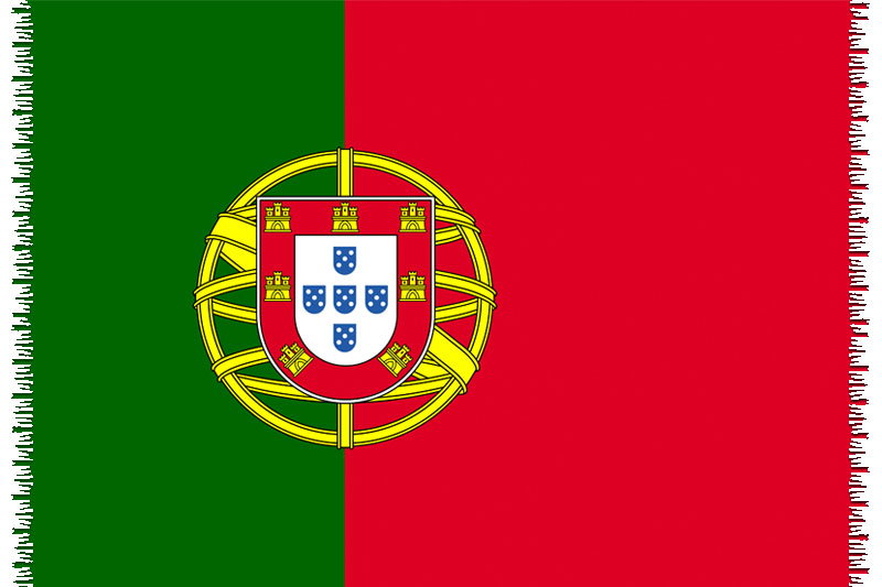 Product Front: Bali Blue Pareo Canga Portuguese National Flag