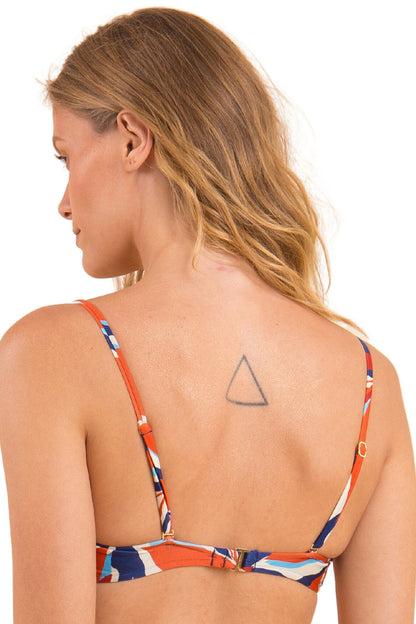 Image 07: Rio De Sol Bikini Tops Top Leaves Bandeau-Joy