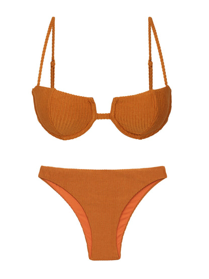 Product Front: Rio De Sol Two Piece Swimwear Set Ferrugo Juliette Leblon