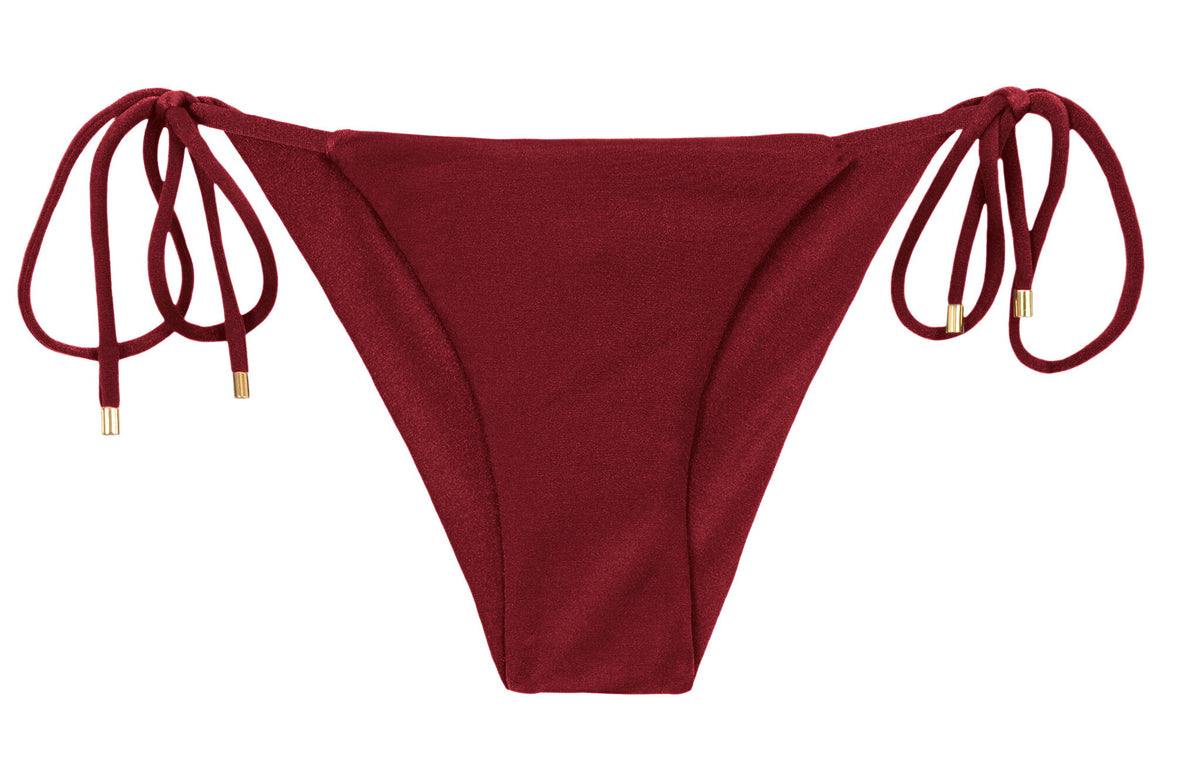 Product Front: Rio De Sol Bikini Bottoms Bottom Shimmer-Divino Cheeky-Tie