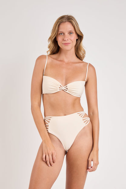 Image 07: Rio De Sol Bikini Tops Top Malibu-Natural Bandeau-Iris