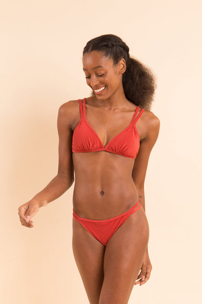 Image 11: Rio De Sol Two Piece Swimwear Set Malibu-Chili Tri-Duo Mini-Duo