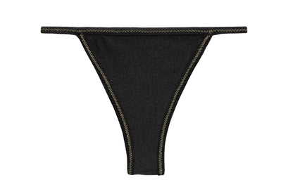Product Front: Rio De Sol Bikini Bottoms Bottom Shimmer-Black California