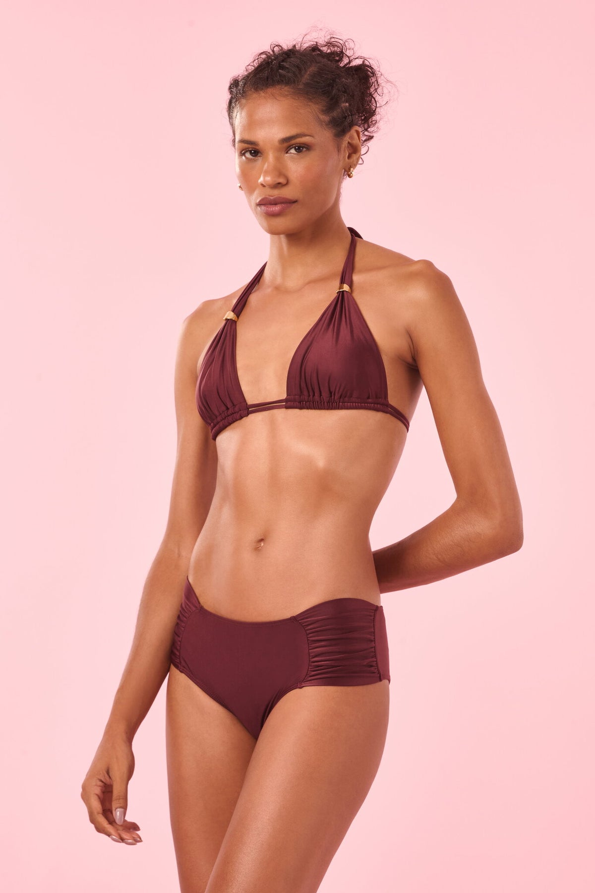 Image 03: Blueman Bikini Bottoms Bottom Vinho Maxi-Prado