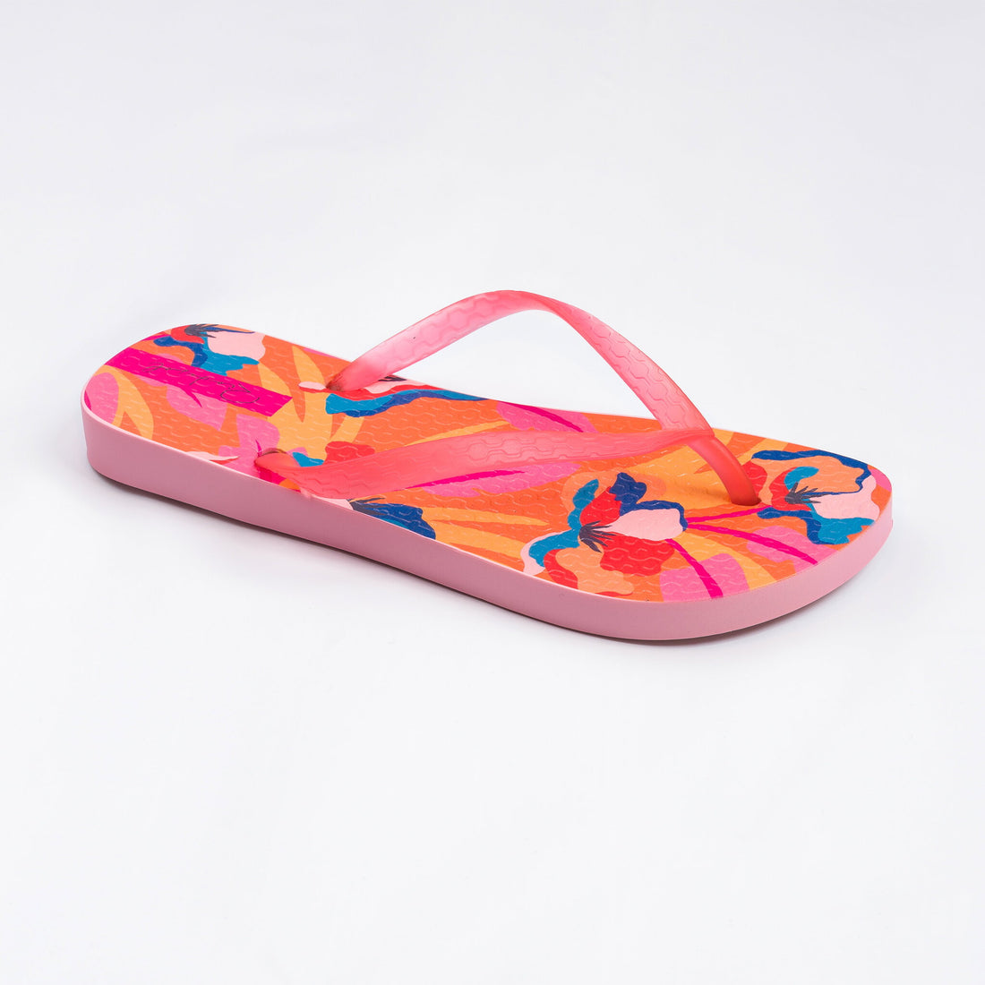 Product Back: Rio De Sol Flip-Flops Orange Bloom Slim