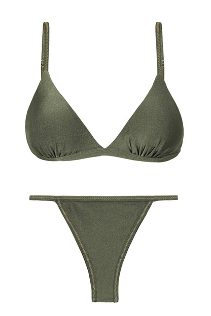 Product Front: Rio De Sol Two Piece Swimwear Set Croco Tri-Fixo California