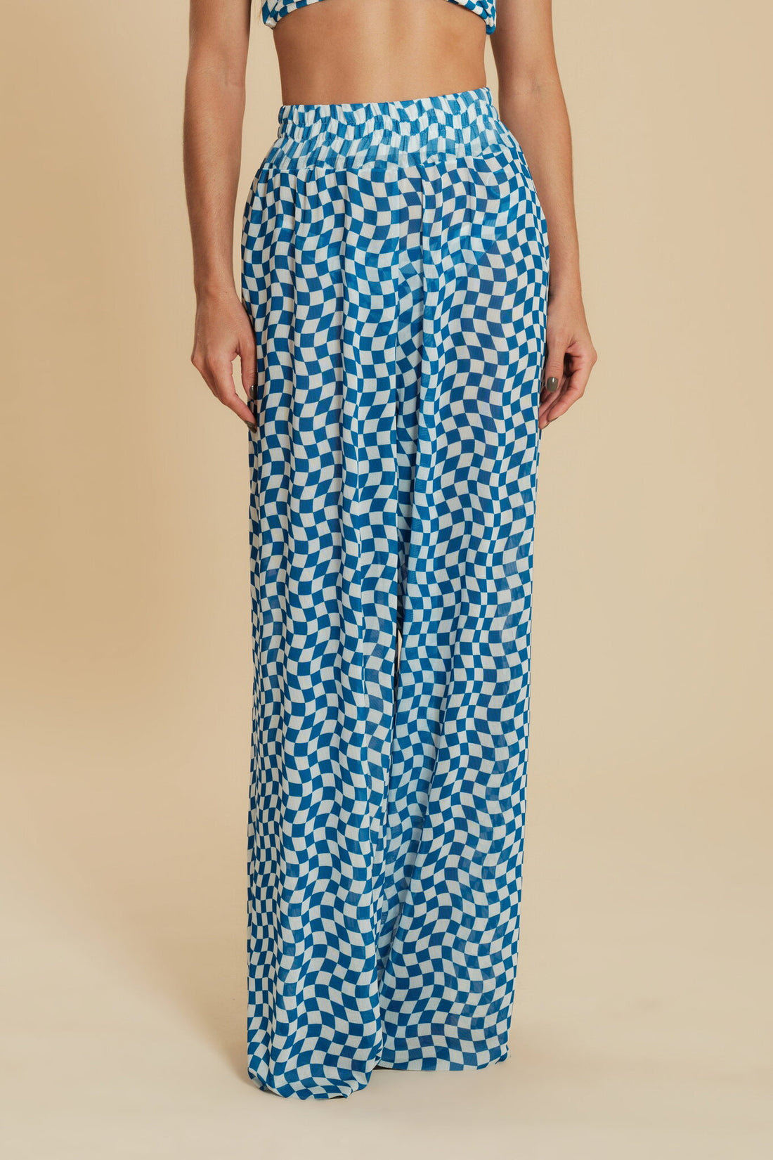 Gallery: Blueman Pants Xadrez Transparent Beach Pants