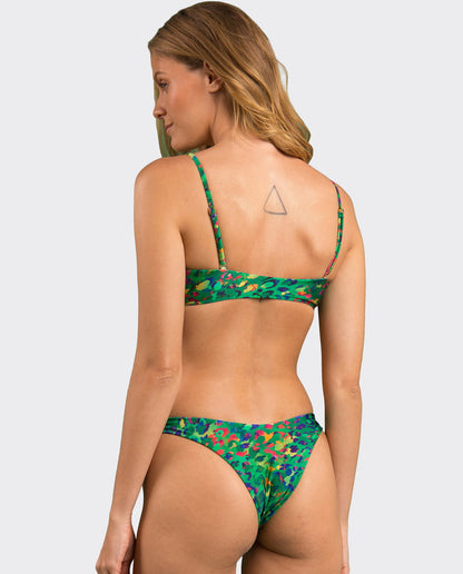Image 08: Rio De Sol Two Piece Swimwear Set Wilds Bandeau-Reto Highleg