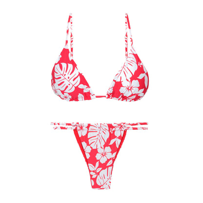 Product Front: Wednesday In Hawaii By Rio De Sol Two Piece Swimwear Set Pua-Hibiscus Ana Isla