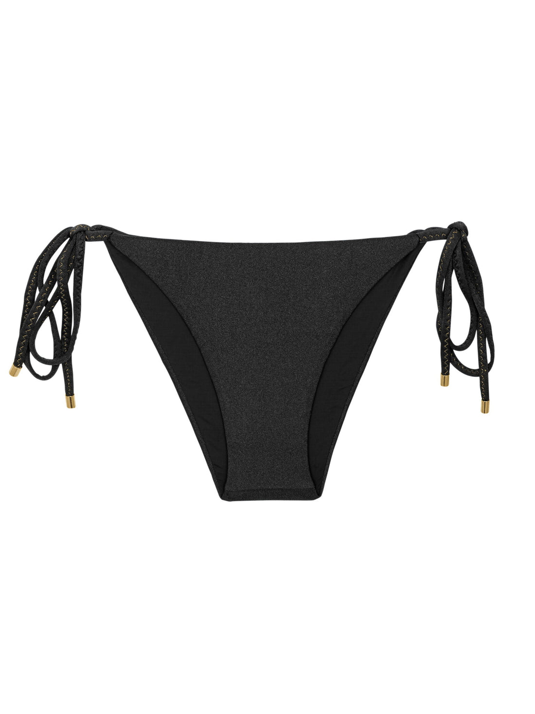 Product Front: Rio De Sol Bikini Bottoms Bottom Shimmer-Black Lacinho